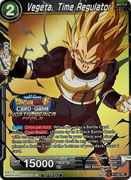 Vegeta, Time Regulator Card Front