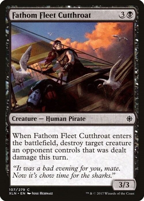Fathom Fleet Cutthroat Card Front