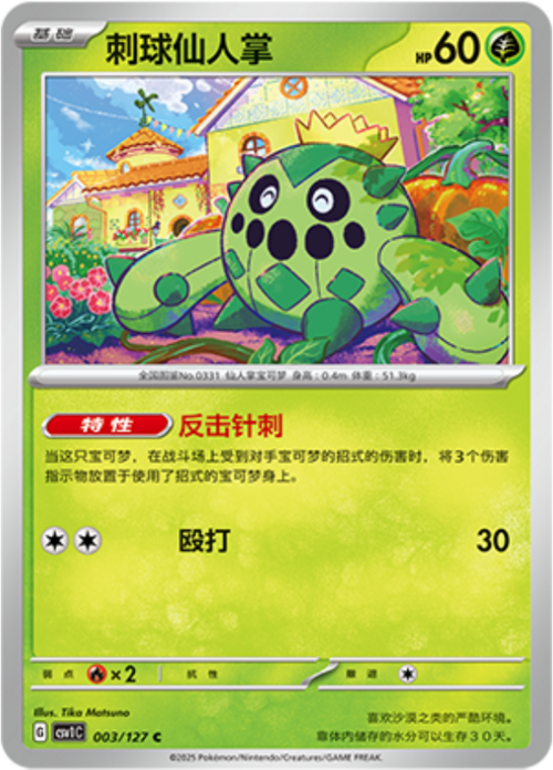 Cacnea Card Front