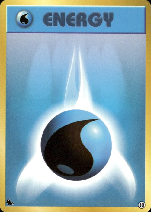 Water Energy Card Front