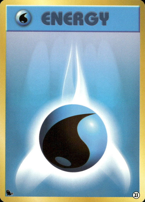 Water Energy Card Front