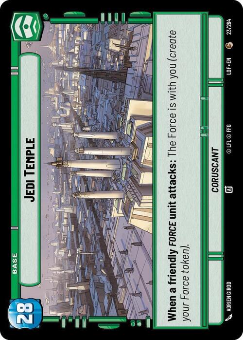 Jedi Temple // Experience Card Front