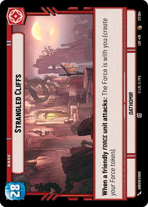 Strangled Cliffs // Experience Card Front