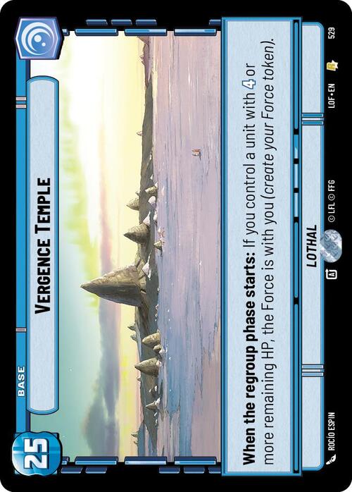 Vergence Temple Card Front