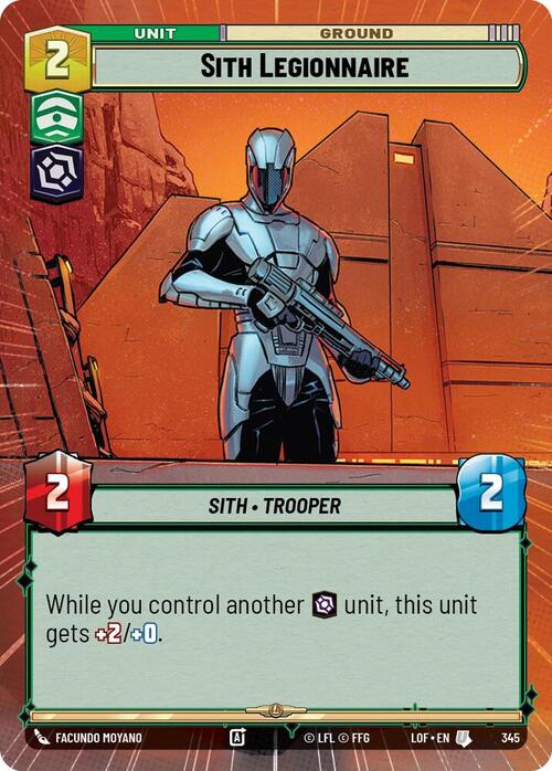 Sith Legionnaire Card Front