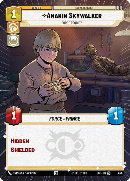 Anakin Skywalker - Force Prodigy Card Front