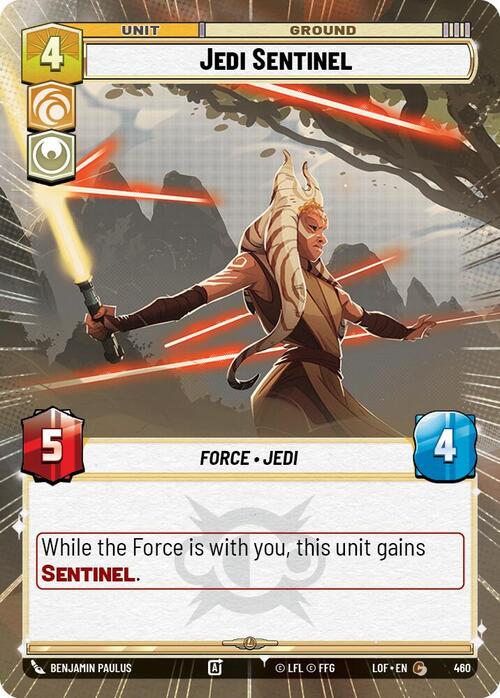 Jedi Sentinel Card Front