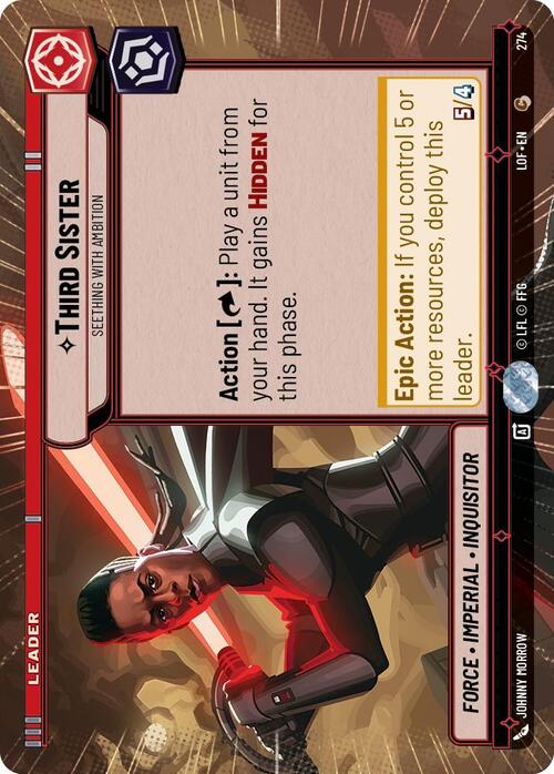 Third Sister - Seething With Ambition Card Front