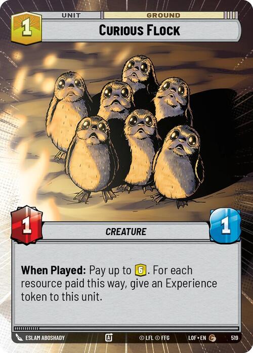 Curious Flock Card Front