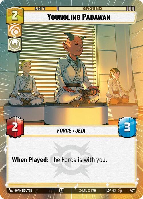 Youngling Padawan Card Front