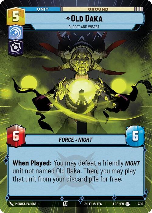 Old Daka - Oldest and Wisest Card Front