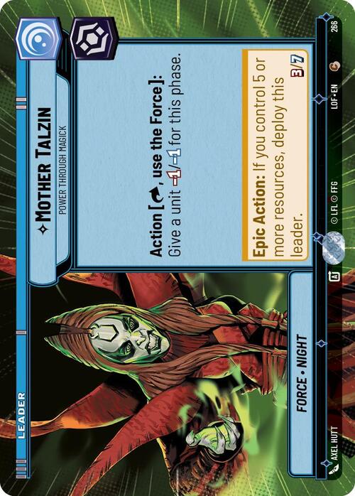 Mother Talzin - Power Through Magick Card Front