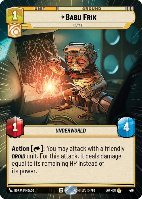 Babu Frik - Heyyy! Card Front