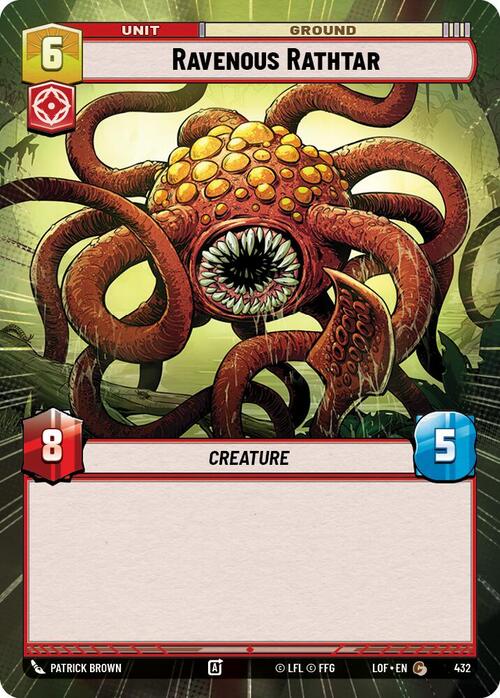 Ravenous Rathtar Card Front