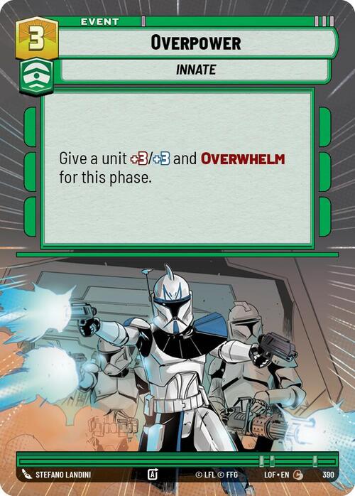 Overpower Card Front