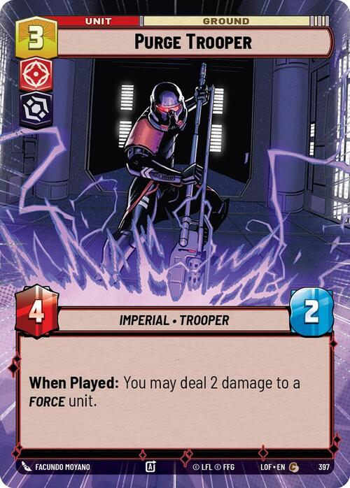 Purge Trooper Card Front
