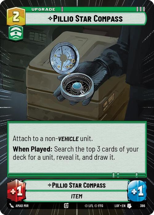 Pillio Star Compass Card Front