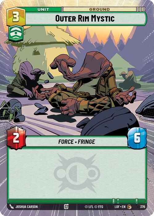 Outer Rim Mystic Card Front
