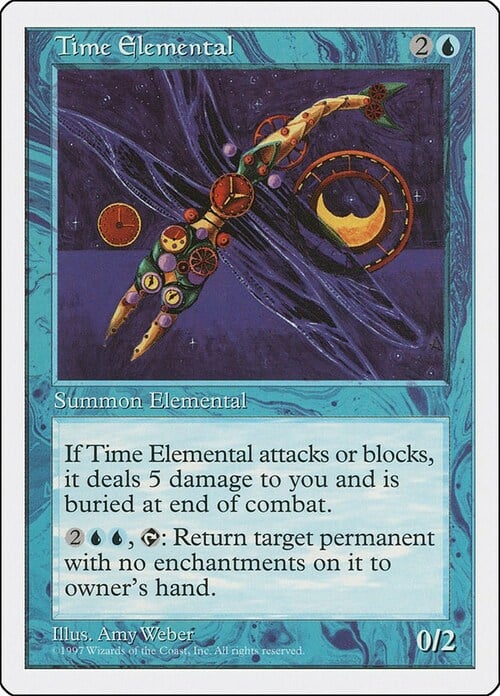 Time Elemental Card Front