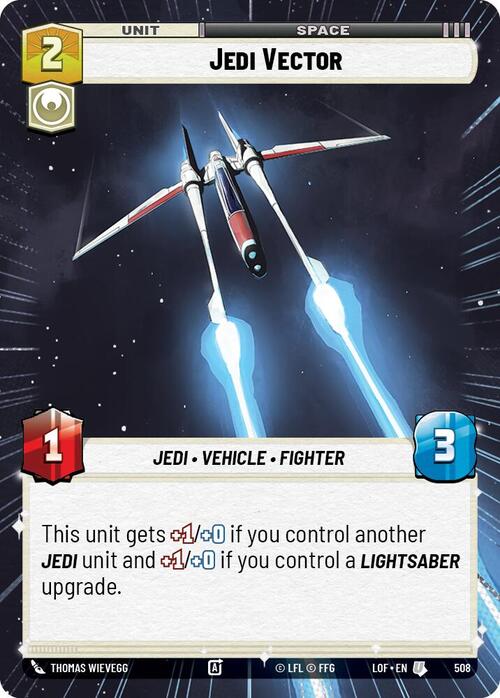 Jedi Vector Card Front