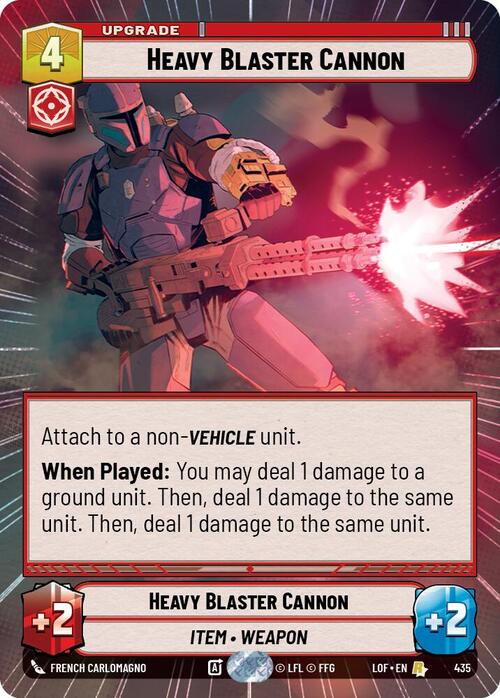 Heavy Blaster Cannon Card Front