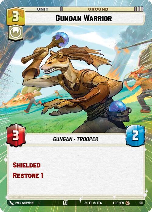 Gungan Warrior Card Front