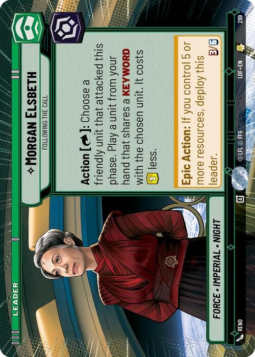 Morgan Elsbeth - Following the Call Card Front