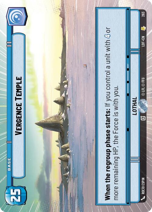 Vergence Temple Card Front