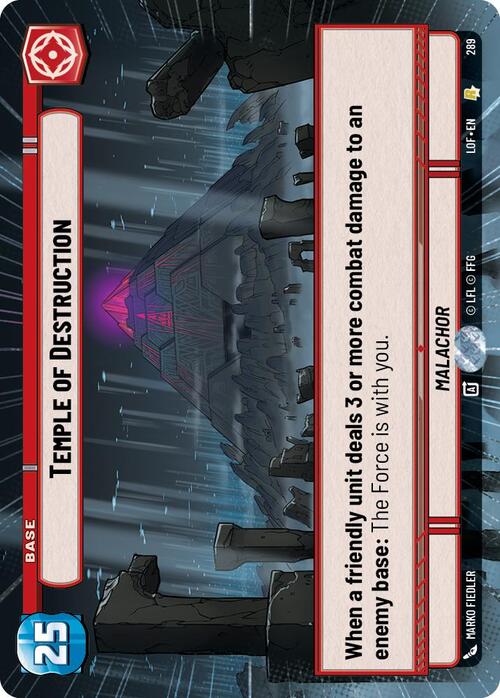 Temple of Destruction Card Front