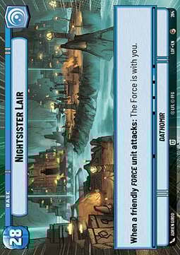 Nightsister Lair // Experience Card Front