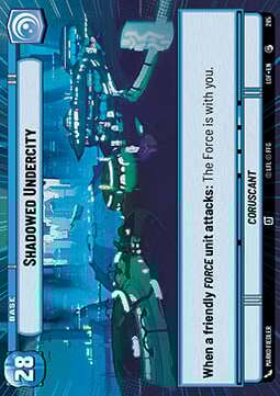 Shadowed Undercity // Shield Card Front