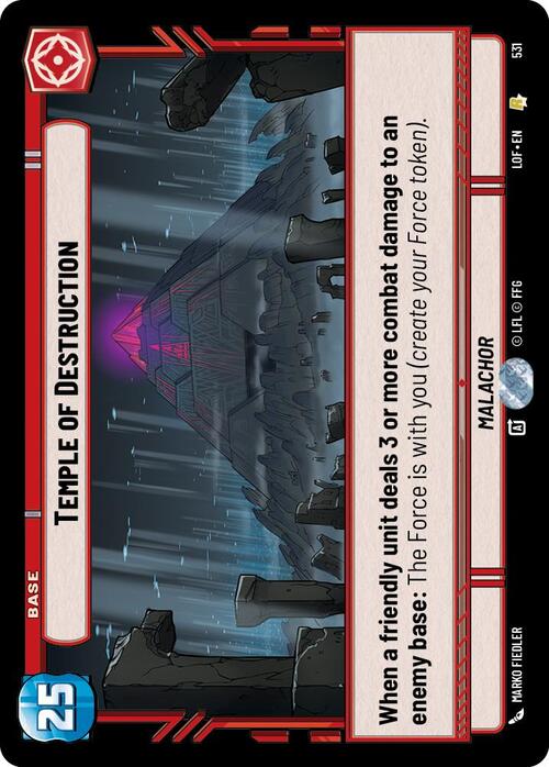 Temple of Destruction Card Front