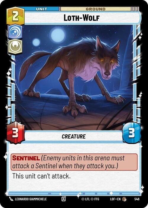 Loth-Wolf Card Front