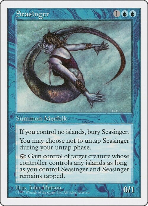 Seasinger Card Front