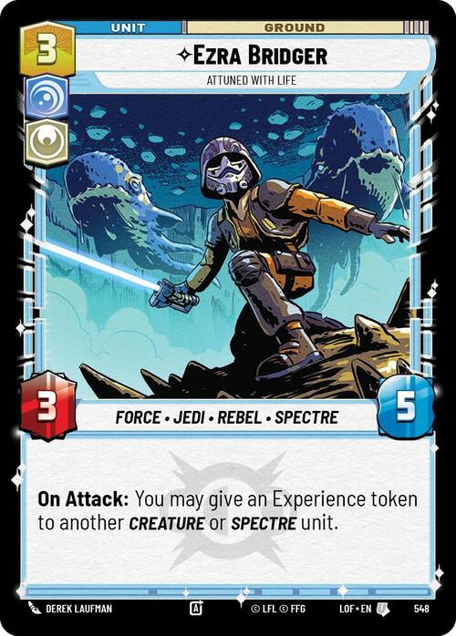 Ezra Bridger - Attuned With Life Card Front