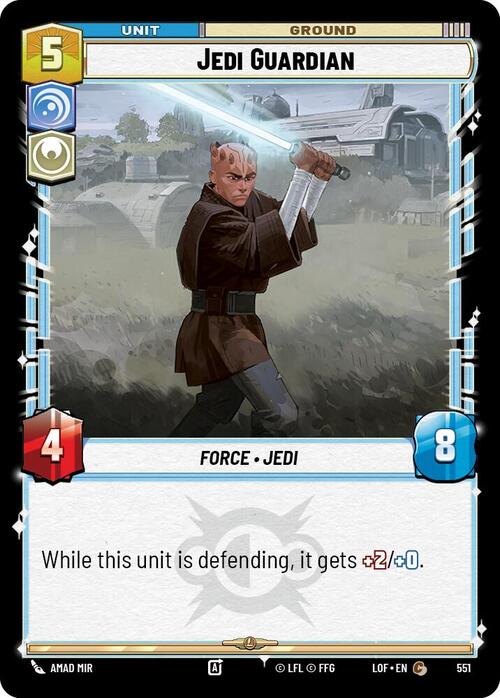 Jedi Guardian Card Front