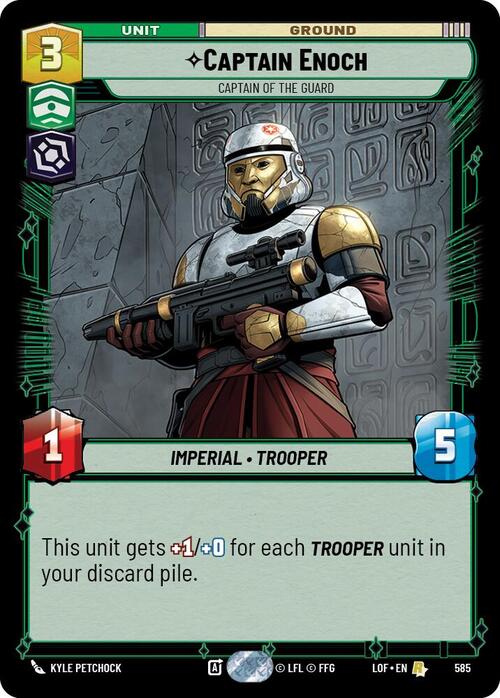 Captain Enoch - Captain of the Guard Card Front
