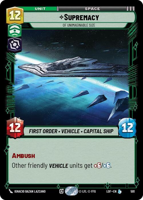 Supremacy - Of Unimaginable Size Card Front