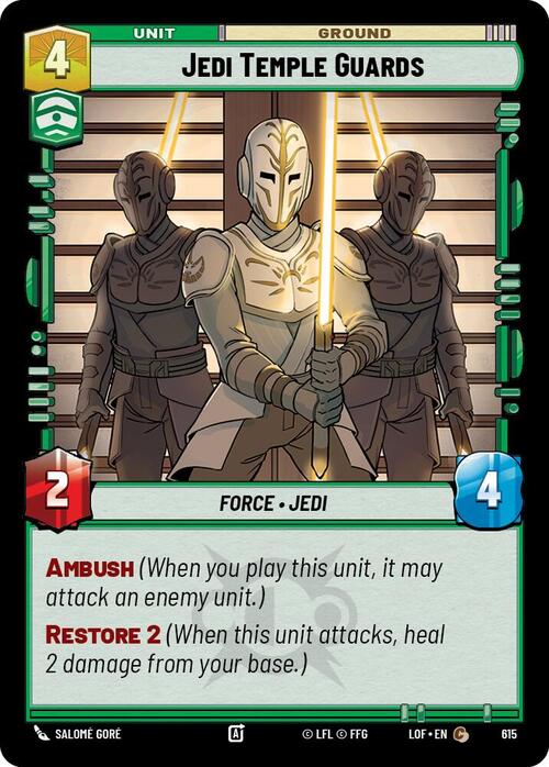 Jedi Temple Guards Card Front