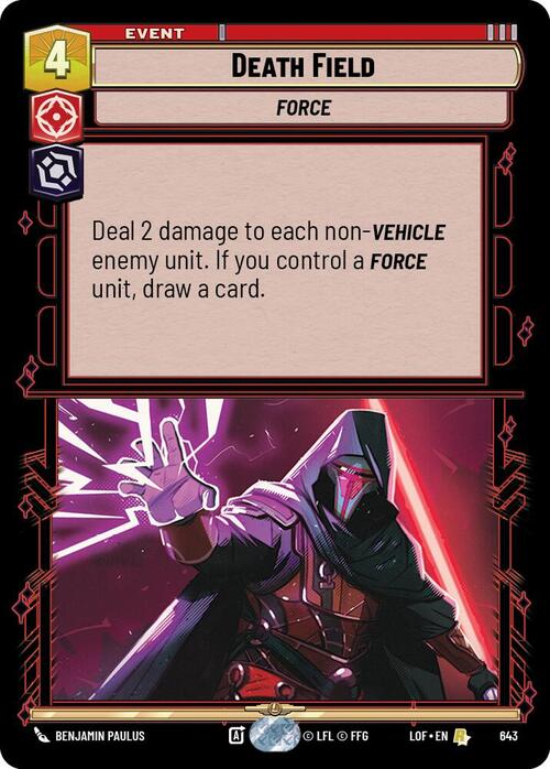 Death Field Card Front