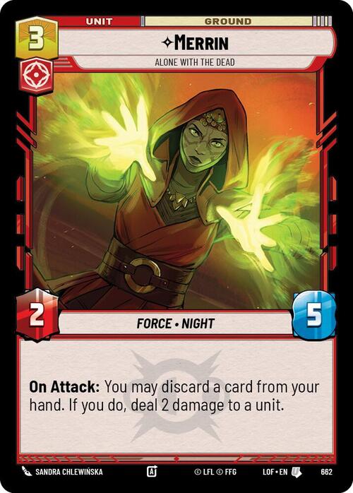 Merrin - Alone with the Dead Card Front