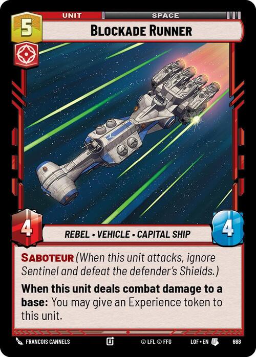 Blockade Runner Card Front