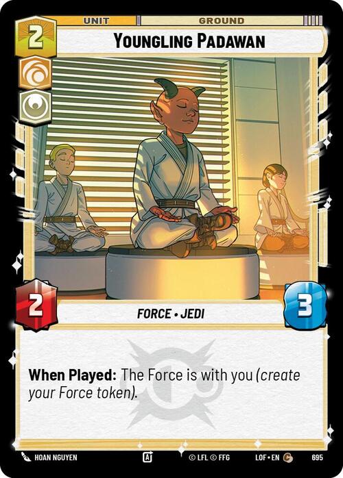 Youngling Padawan Card Front