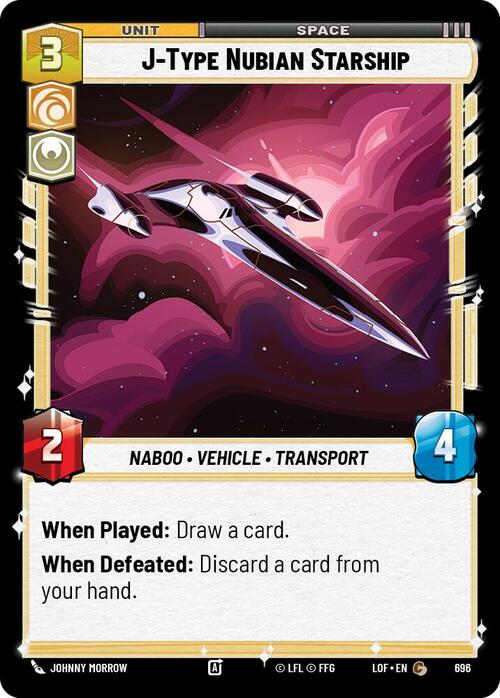 J-Type Nubian Starship Card Front
