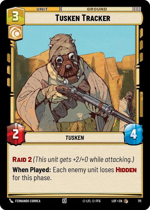Tusken Tracker Card Front