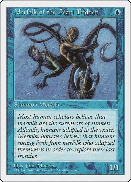 Merfolk of the Pearl Trident Card Front