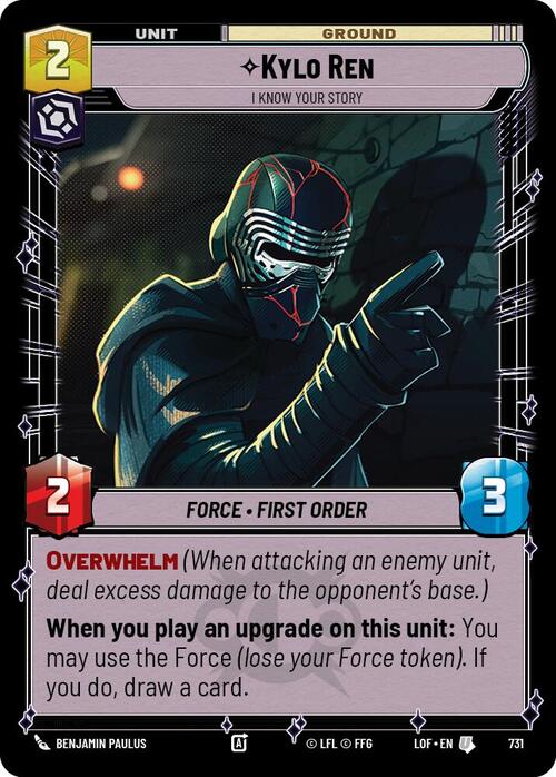 Kylo Ren - I Know Your Story Card Front