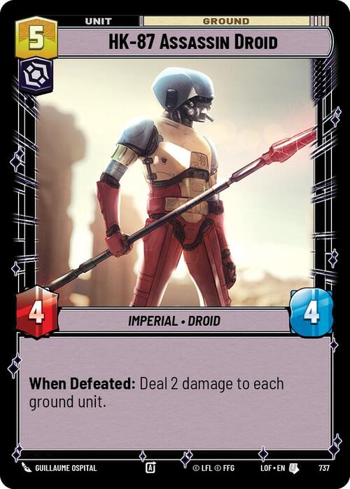 HK-87 Assassin Droid Card Front