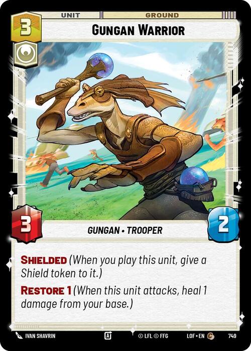 Gungan Warrior Card Front