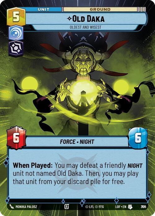 Old Daka - Oldest and Wisest Card Front